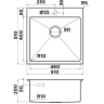 Мойка OMOIKIRI AKISAME 51-GB нерж.сталь/графит 4997013