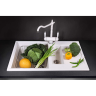 Мойка OMOIKIRI SAKAIME 78-2-WH Tetogranit/белый 4993128