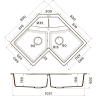 Мойка OMOIKIRI SUMI 83C-WH Tetogranit/белый 4997174