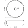 Раковина OMOIKIRI FUMICO-NU Natceramic/nut 4972079